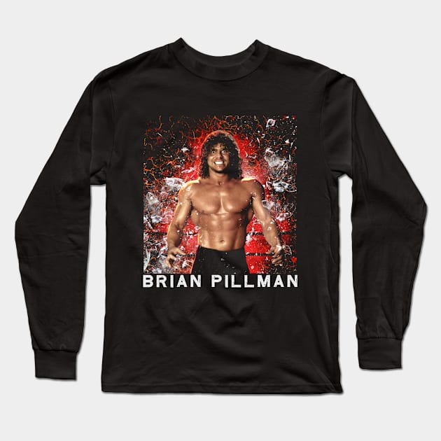 Brian Pillman Long Sleeve T-Shirt by Perele